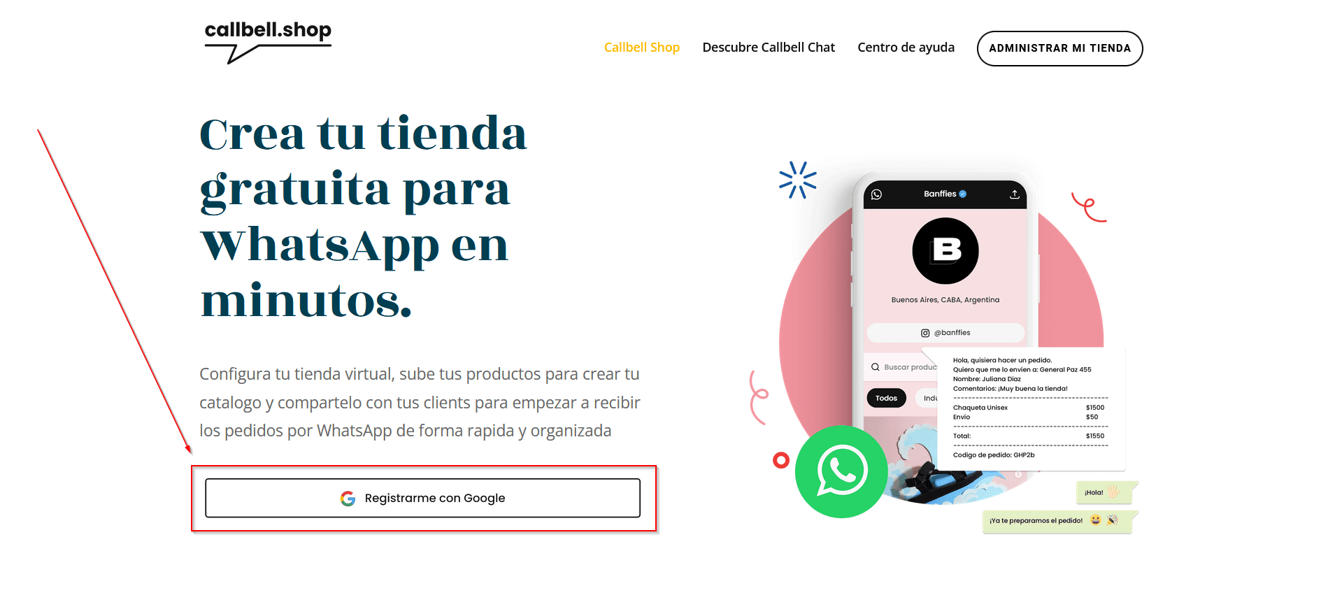 Crear tu tienda online con WhatsApp