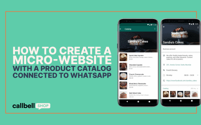 How to create a micro-website with a product catalog connected to WhatsApp?