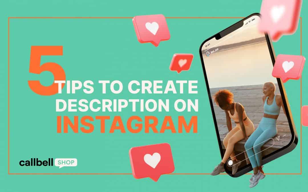 5 tips to create descriptions on Instagram and increase your sales